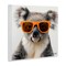Stupell Industries Cool Koala & Glasses Wall Plaque Art Design by Roozbeh Bahramali